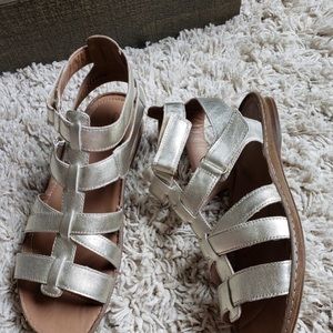 Brand New Sarla Choir Metallic Gladiator Sandal